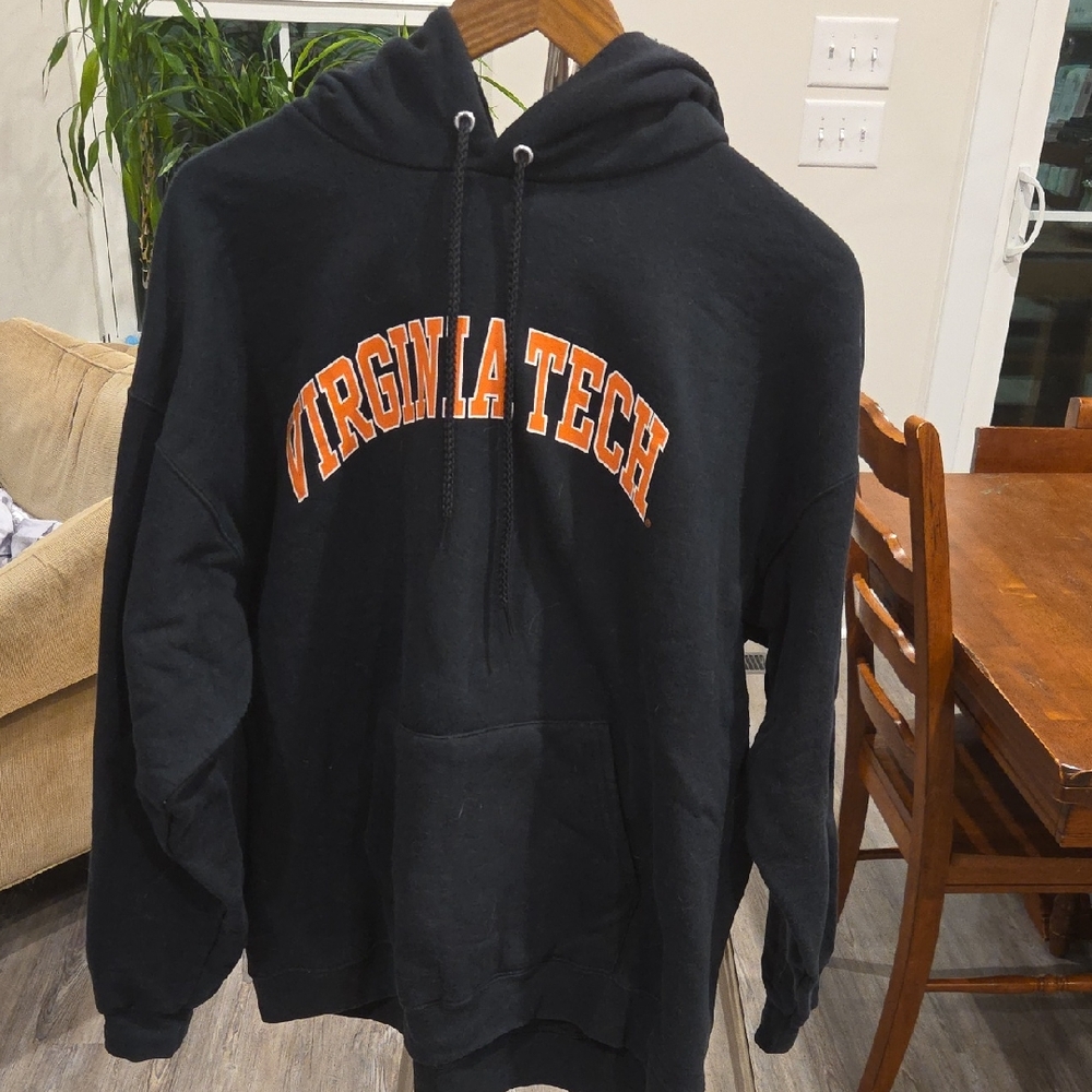 Hanes Black Virginia Tech Hoodie
